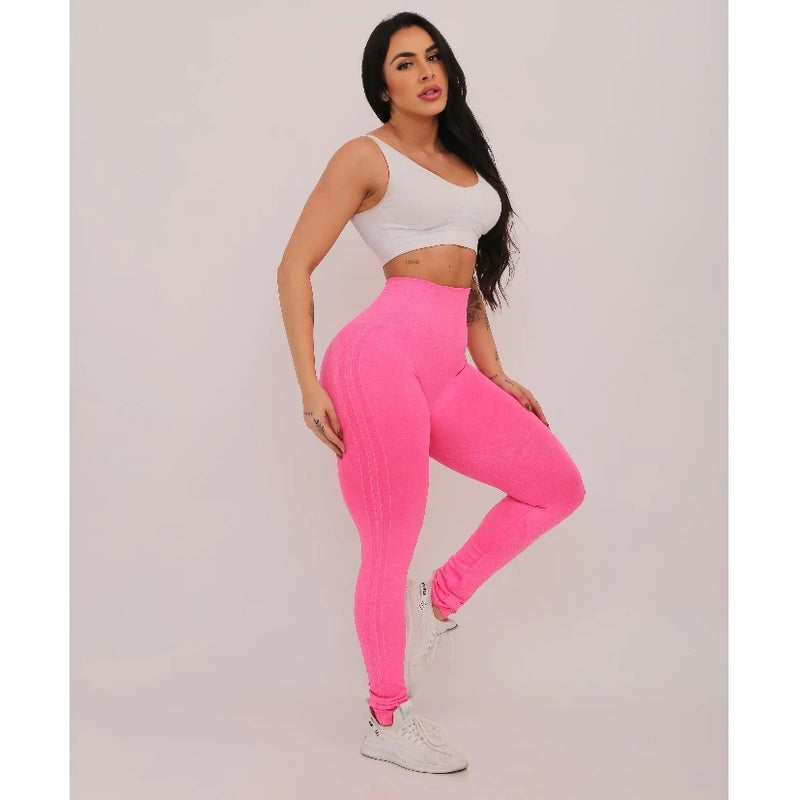 CALÇA LEGGING LEVANTA BUMBUM DE CINTURA ALTA