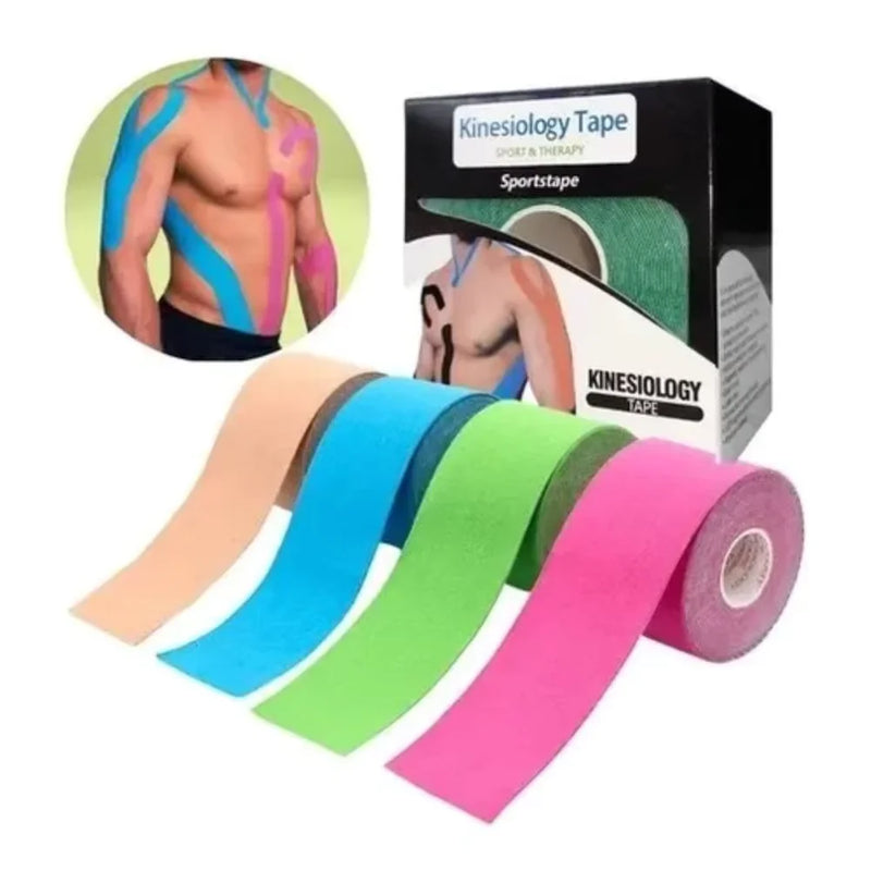 Kinesio Tape Muscular: Bandagem Funcional Adesiva para Performance e Recuperação