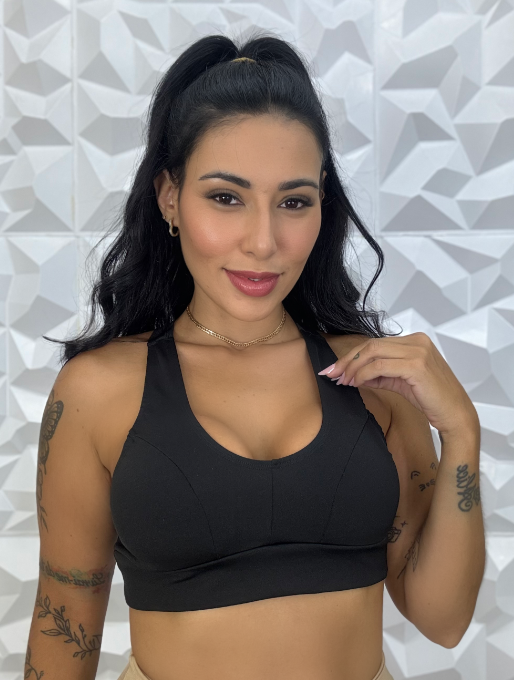 Top Sustentação Nadador Moda Fitness