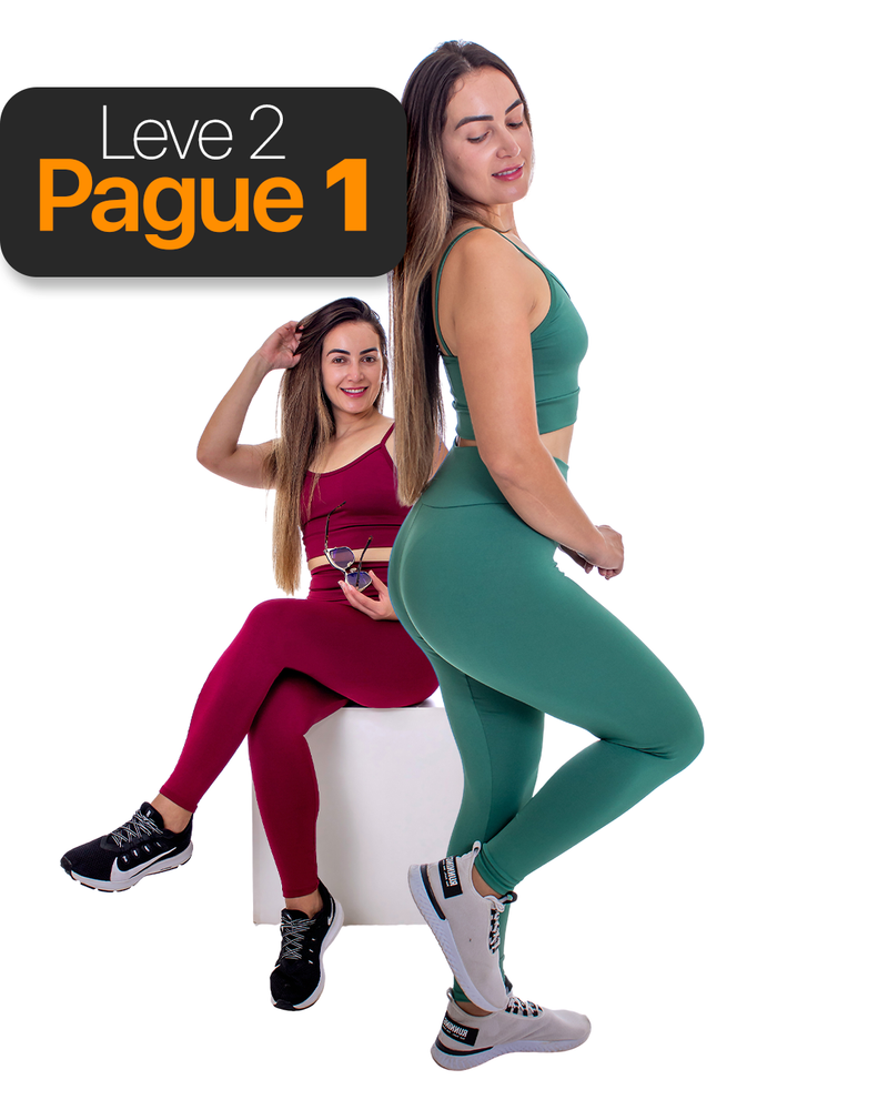 2 por 1 CONJUNTO FITNESS CALÇA/TOP