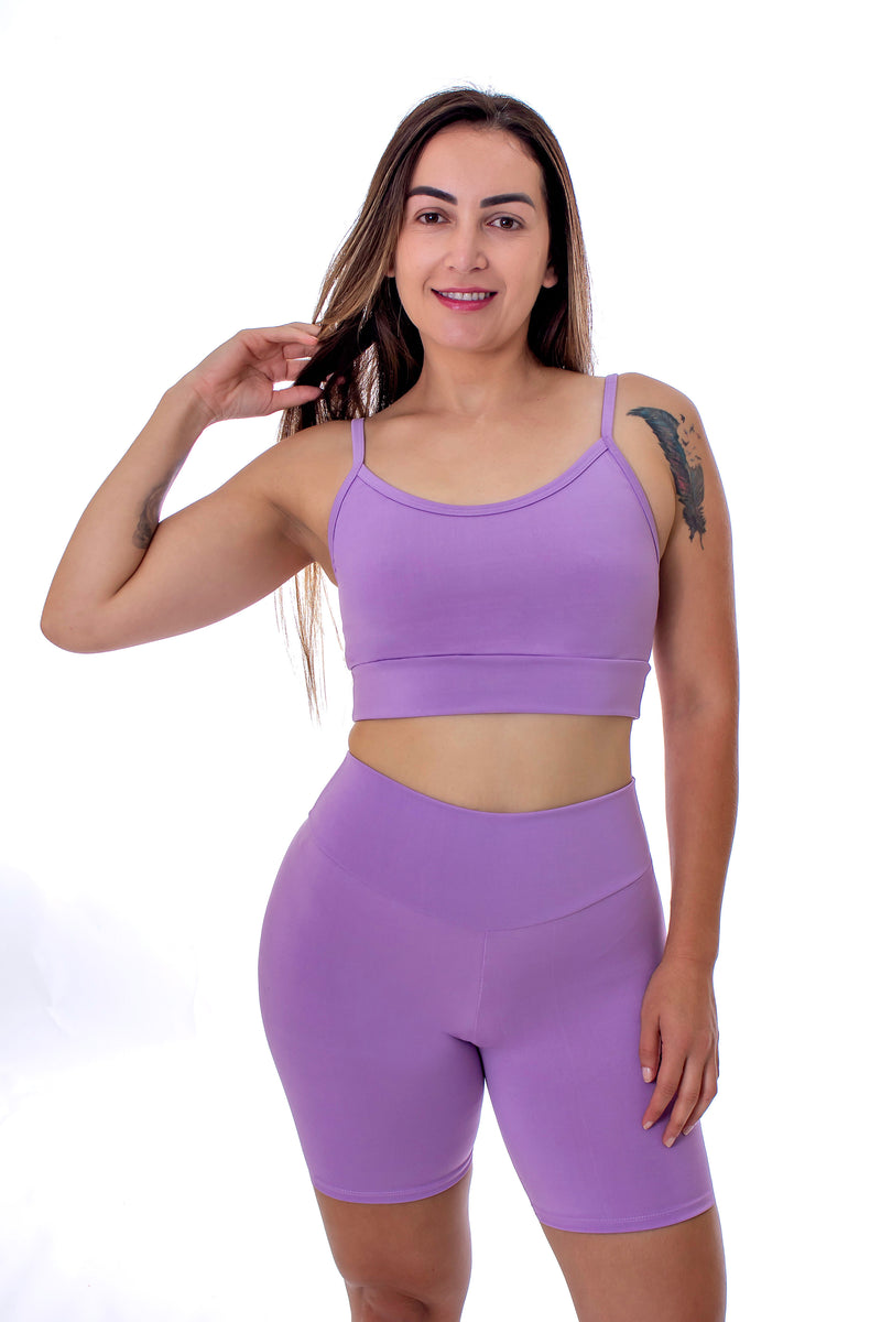 CONJUNTO FITNESS BERMUDA E TOP