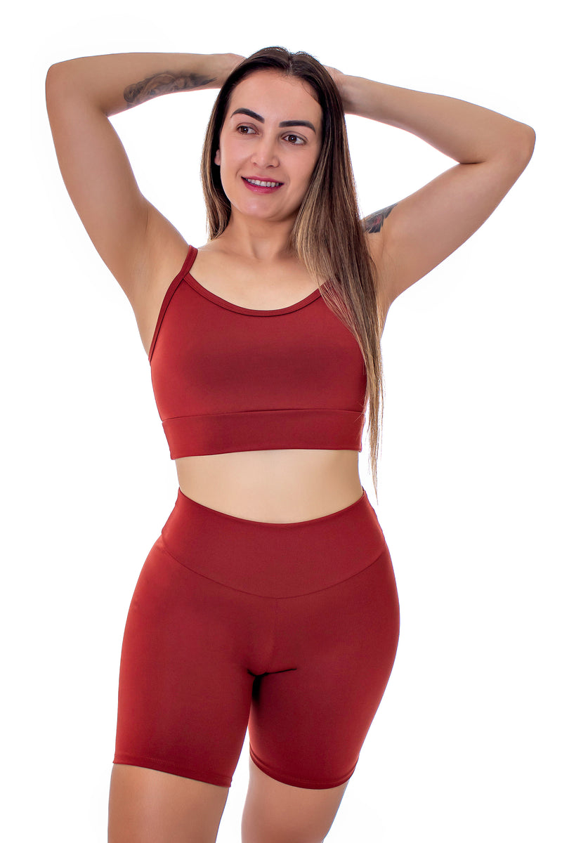 CONJUNTO FITNESS BERMUDA E TOP