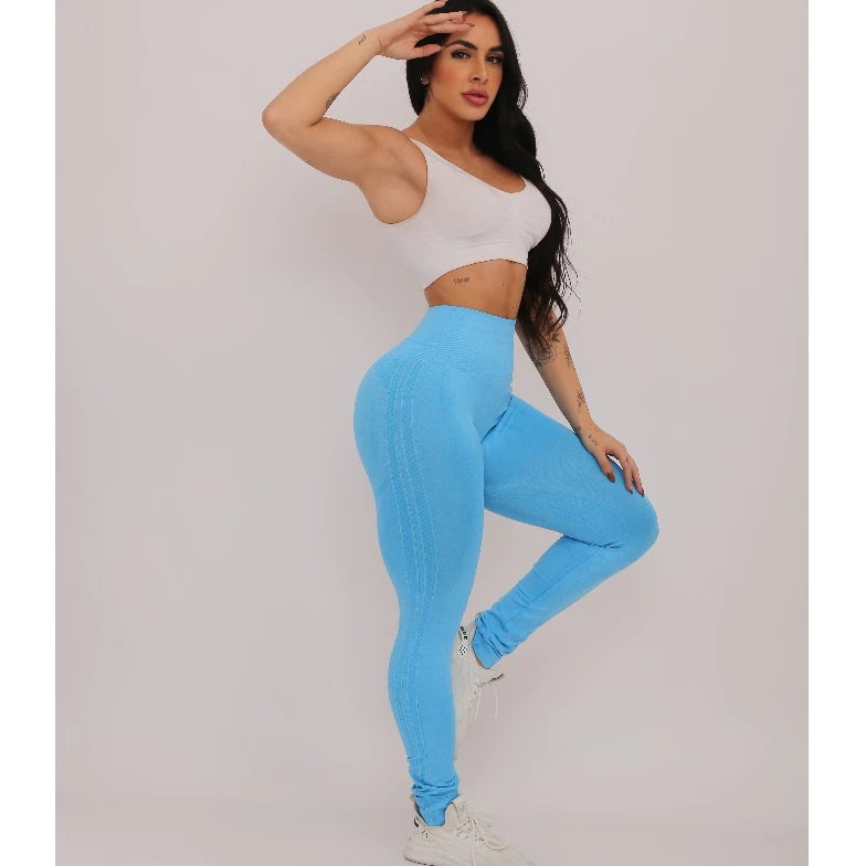 CALÇA LEGGING LEVANTA BUMBUM DE CINTURA ALTA