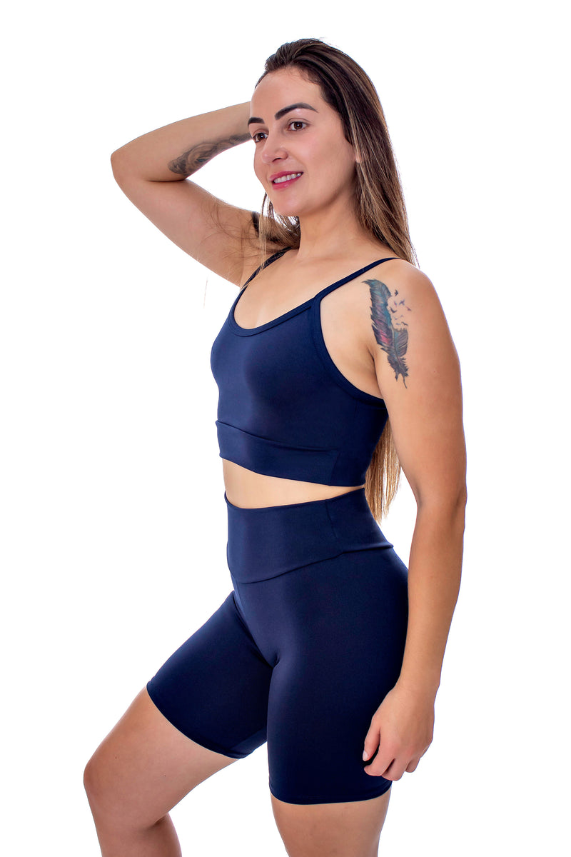 CONJUNTO FITNESS BERMUDA E TOP